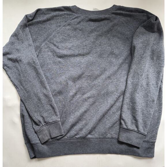 LOVE PINK By Victoria’s Secret GRAY Sweatshirt Women’s Size Large - Picture 7 of 7